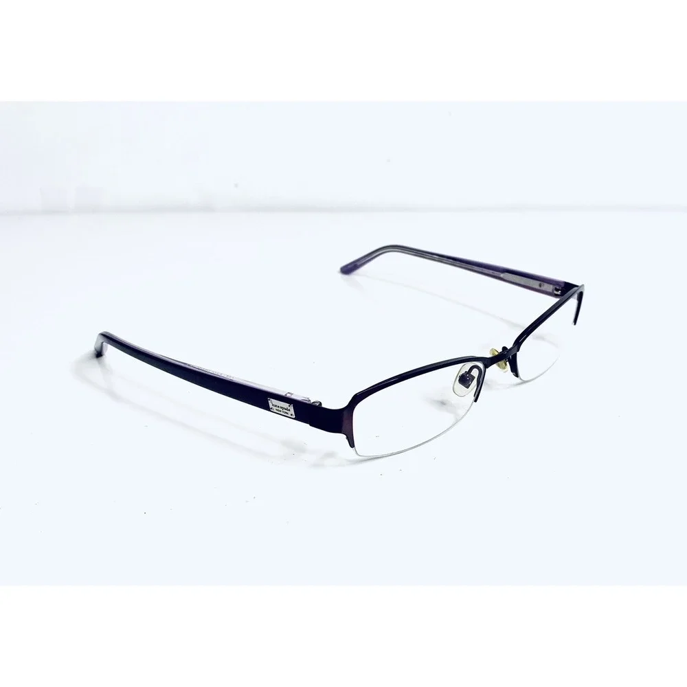 Kate Spade Cat Eye Purple Metal Frame w Lilac Temples Glasses 48 19 135